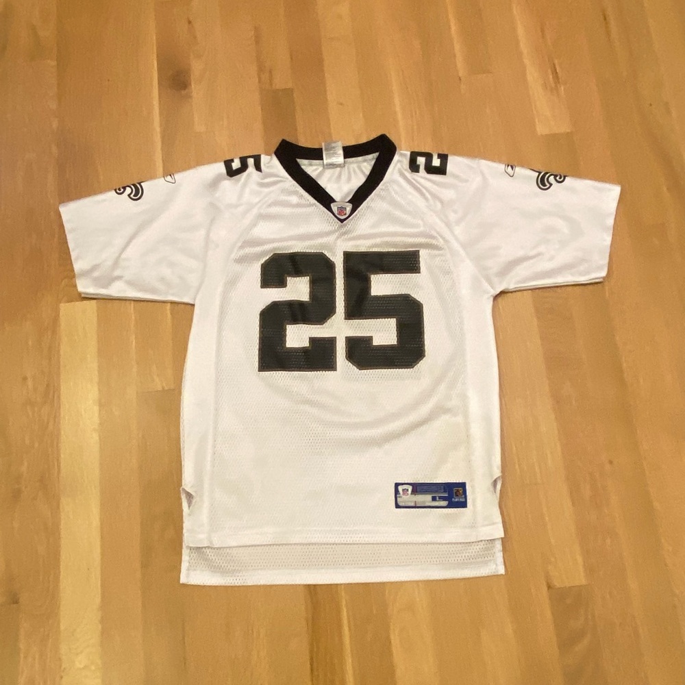 Vintage Y2K Reebok NFL New Orleans Saints Reggie Bush Football Jersey/Youth L